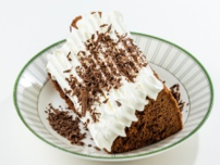 チョコ降るシフォンケーキ