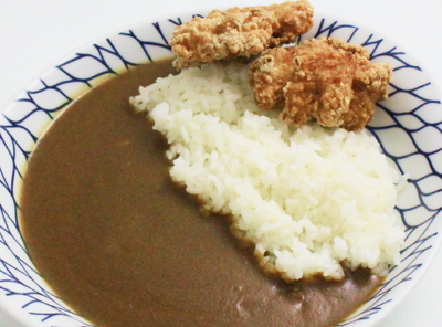 中津風 唐揚げチョコカレー
