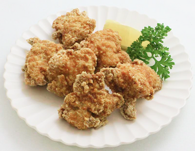 中津風からあげ　レモン添え